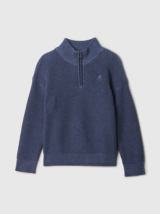 Image number 1 showing, babyGap Quarter-Zip Sweater Pullover