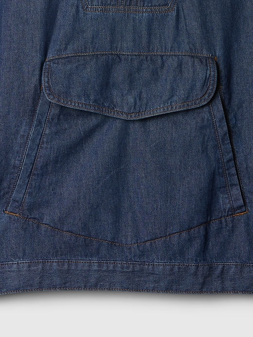 Image number 4 showing, Denim Anorak Jacket