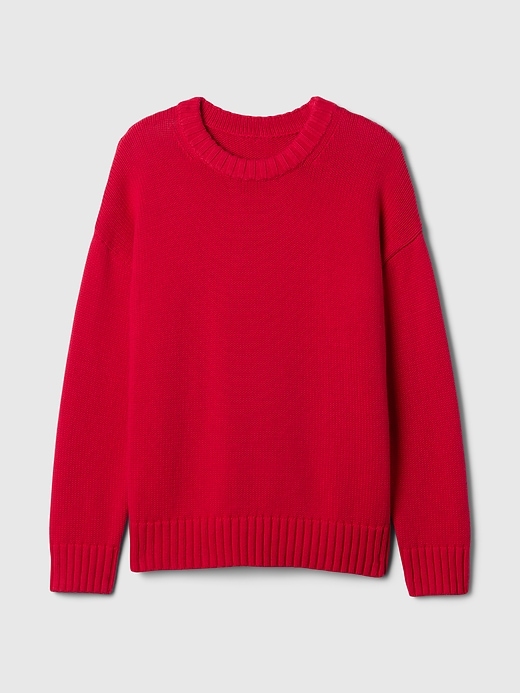 Image number 5 showing, 100% Cotton Oversized Boyfriend Sweater