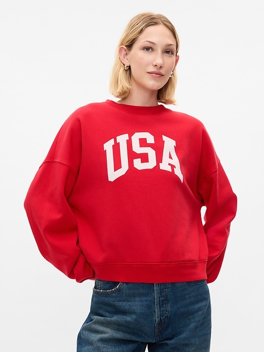 Image number 1 showing, Vintage Soft USA Sweatshirt