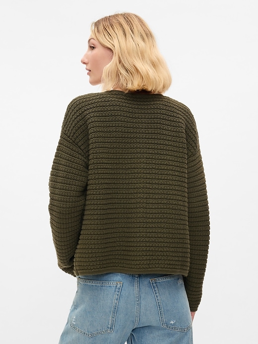 Image number 2 showing, Textured Sweater Jacket