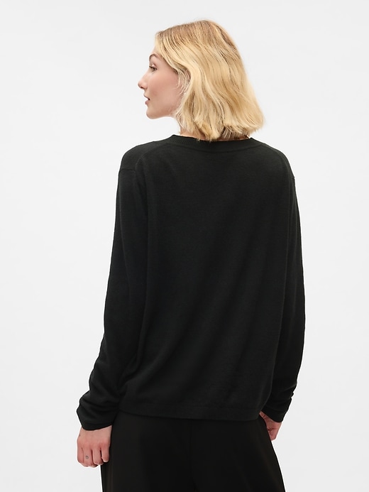 Image number 2 showing, CashSoft V-Neck Sweater