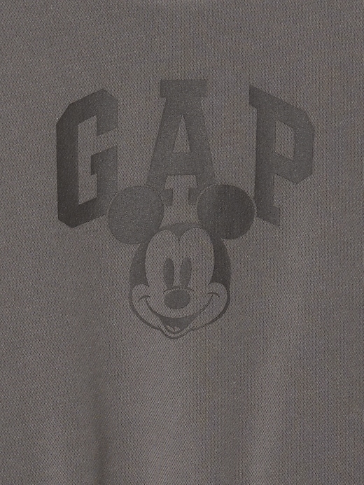 Image number 4 showing, Gap × Disney Kids Vintage Soft Mickey Mouse Logo Cropped Sweatshirt