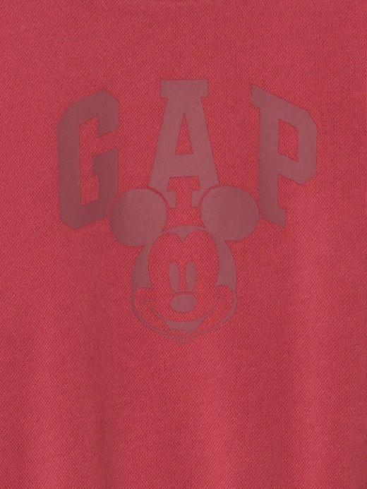 Image number 4 showing, Gap × Disney Kids Vintage Soft Mickey Mouse Logo Cropped Sweatshirt