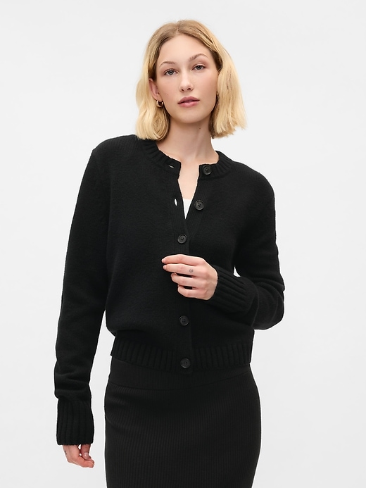 Image number 1 showing, CashSoft Cropped Cardigan