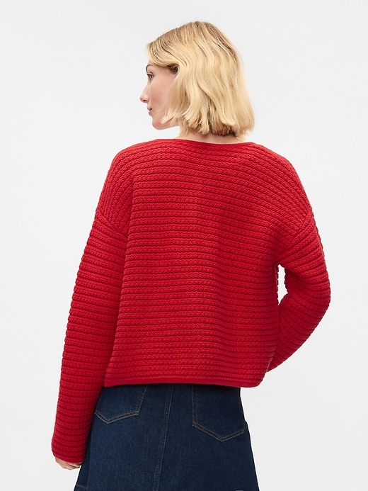 Image number 2 showing, Textured Sweater Jacket