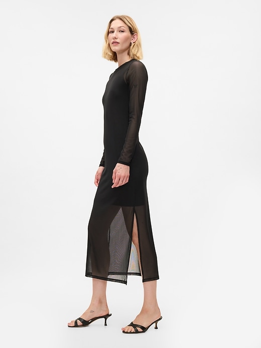 Image number 3 showing, Mesh Midi Dress