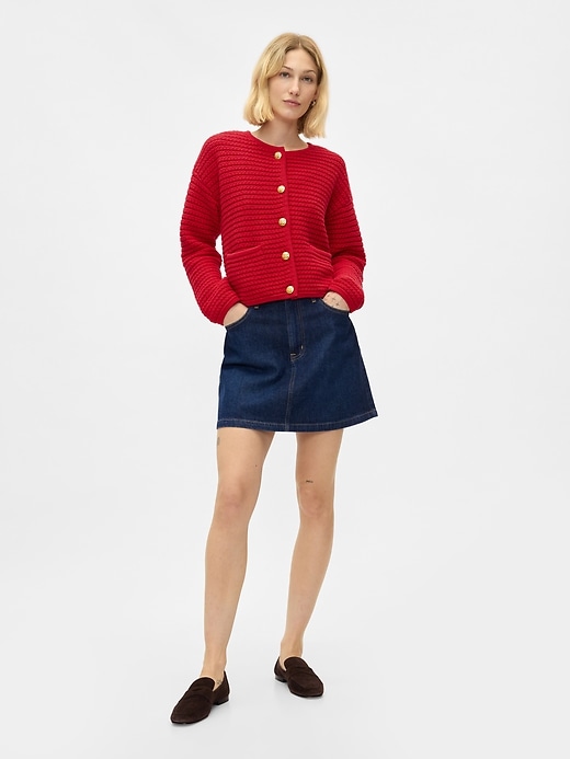 Image number 3 showing, Textured Sweater Jacket