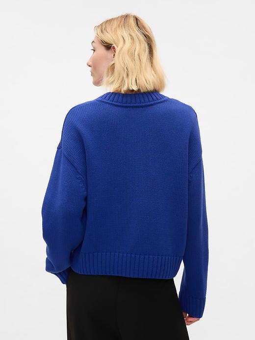 Image number 2 showing, Oversized V-Neck Sweater