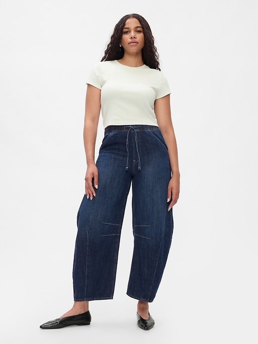 Image number 5 showing, Mid Rise Easy Horseshoe Jeans