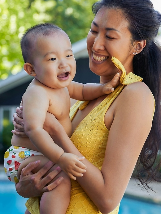 Image number 3 showing, Charlie Banana Reusable Swim Diaper with Snaps UPF50