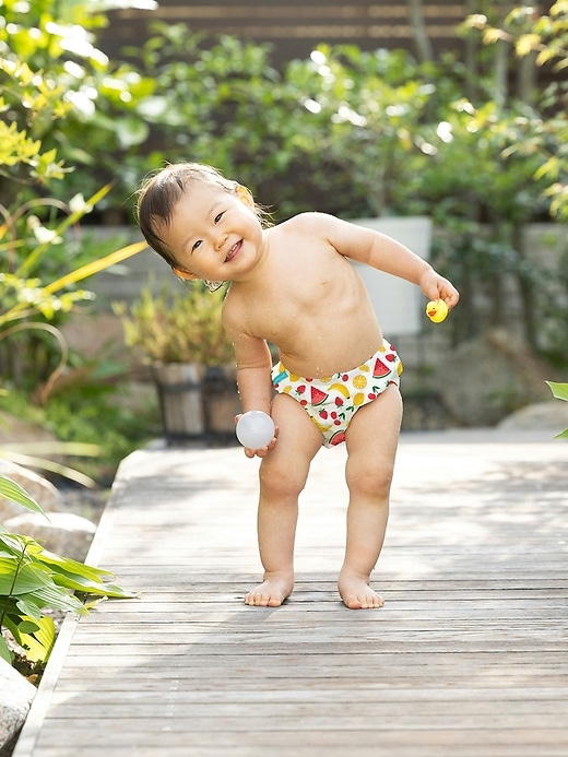 Image number 2 showing, Charlie Banana Reusable Swim Diaper with Snaps UPF50