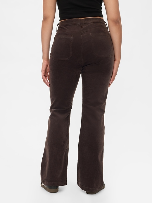 Image number 6 showing, High Rise Corduroy '70s Flare Pants