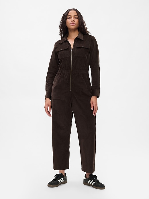 Image number 5 showing, Corduroy Utility Jumpsuit