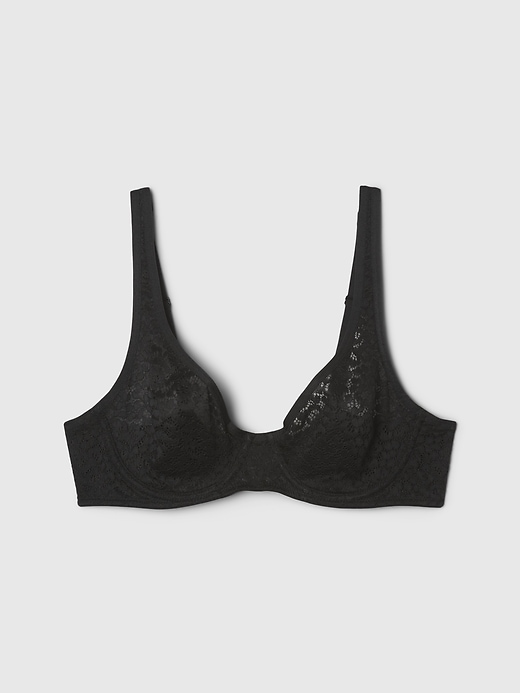 Image number 5 showing, Lace Unlined Semi-Demi Bra