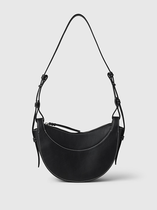 Image number 1 showing, Vegan Leather Western Crossbody Bag