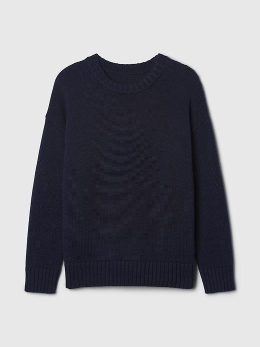 Image number 5 showing, 100% Cotton Oversized Boyfriend Sweater