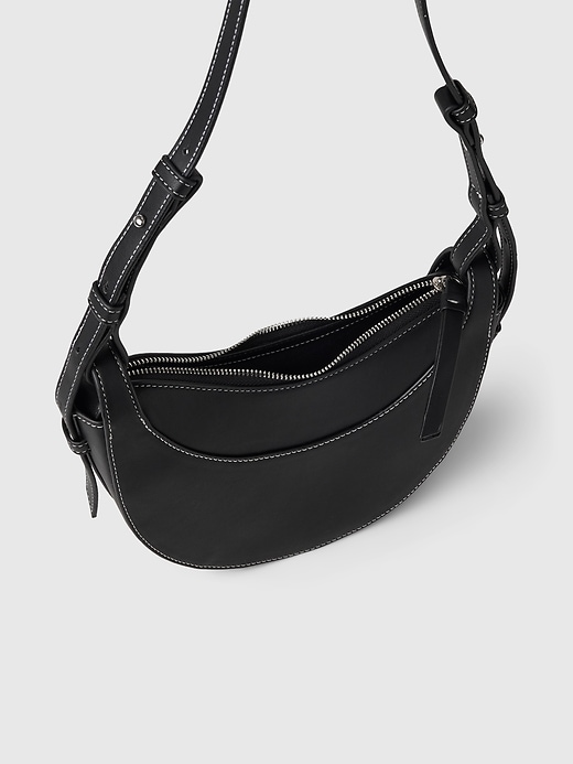 Image number 3 showing, Vegan Leather Western Crossbody Bag