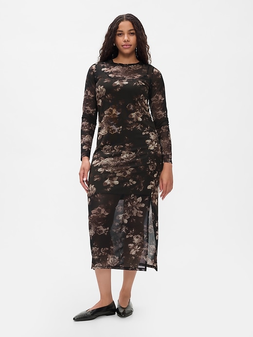 Image number 5 showing, Mesh Midi Dress