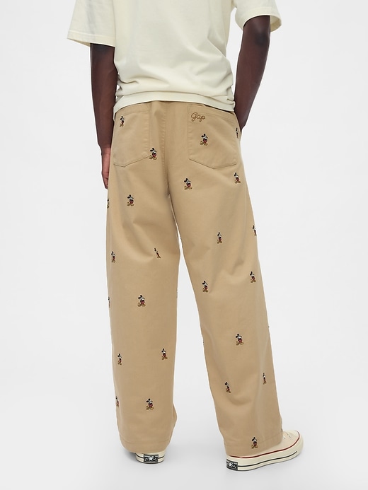 Image number 4 showing, Gap × Disney Embroidered Baggy Khakis