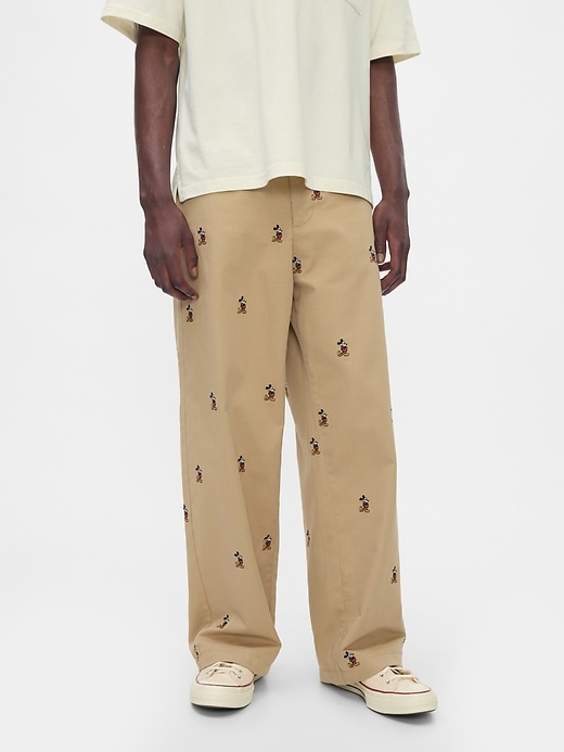 Image number 2 showing, Gap × Disney Embroidered Baggy Khakis