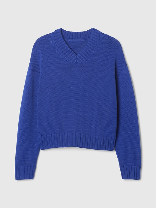 Image number 5 showing, Oversized V-Neck Sweater