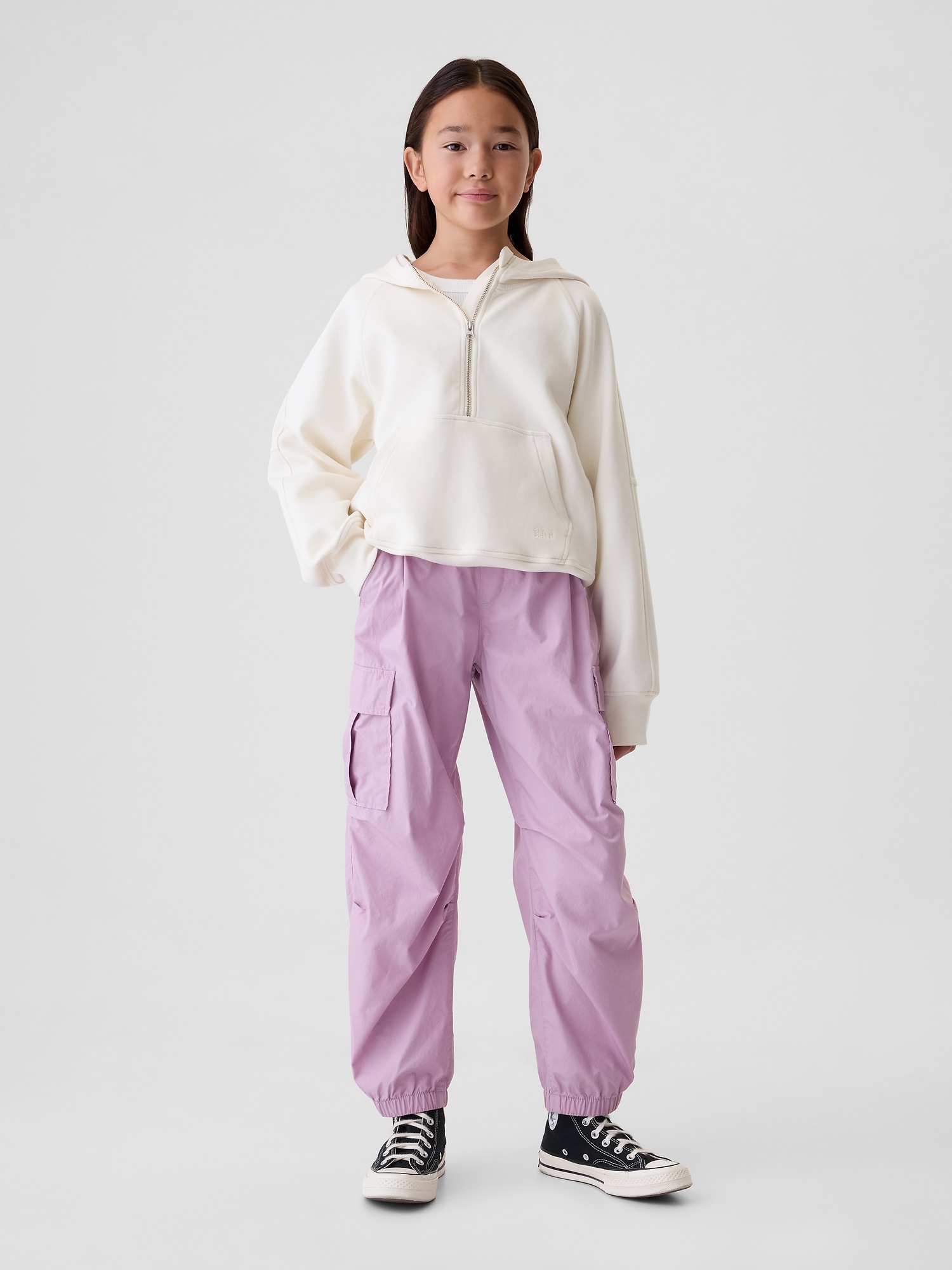 Kids Pull-On Cargo Parachute Pants