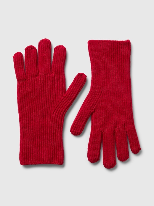 View large product image 1 of 1. CashSoft Rib Gloves