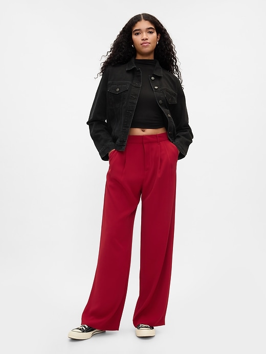 Image number 1 showing, 365 High Rise Pleated Trousers