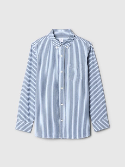 Image number 5 showing, Kids Organic Cotton Poplin Shirt