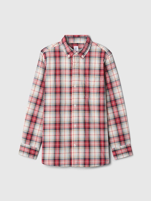 Image number 5 showing, Kids Organic Cotton Poplin Shirt