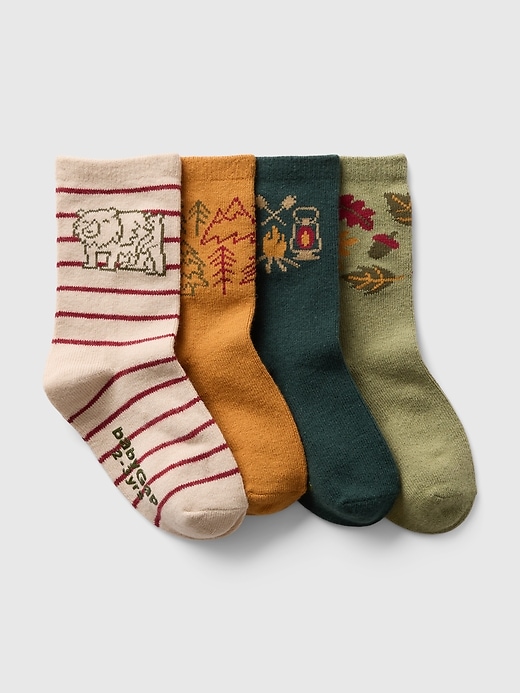 View large product image 1 of 1. babyGap Camp Crew Socks (4-Pack)