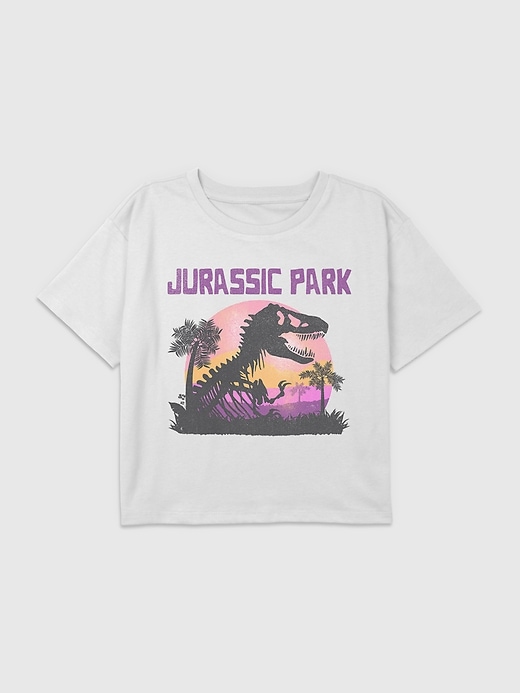 Image number 1 showing, Kids Jurassic Park Graphic Boxy Crop Tee