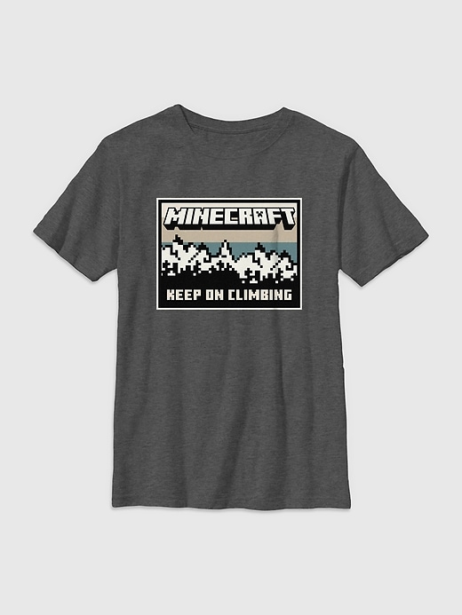 Image number 1 showing, Kids Minecraft Keep On Climbing Graphic Tee