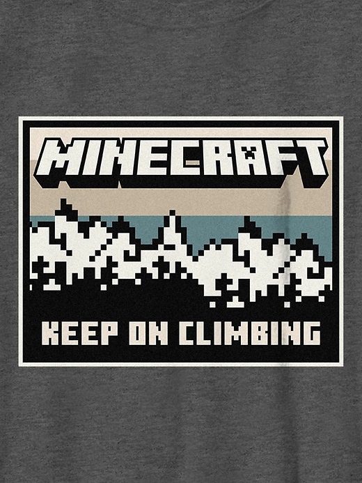 Image number 2 showing, Kids Minecraft Keep On Climbing Graphic Tee