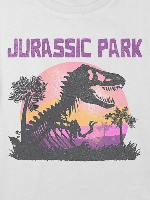 Image number 2 showing, Kids Jurassic Park Graphic Boxy Crop Tee