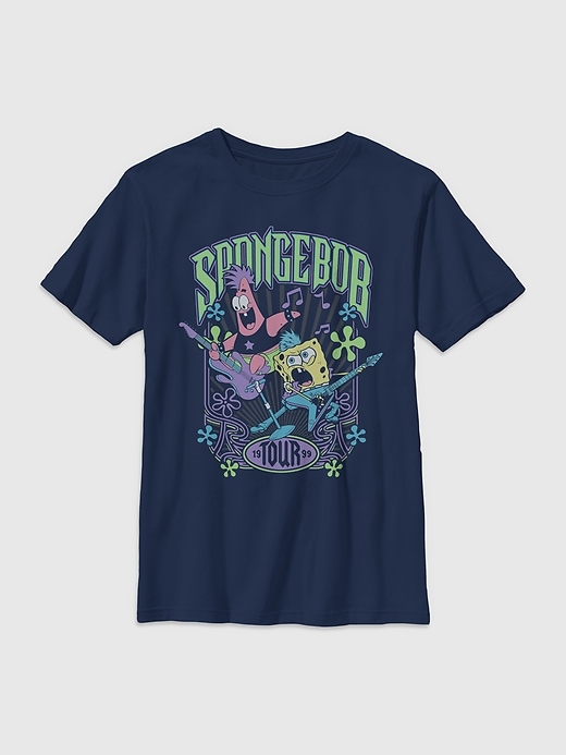 Image number 1 showing, Kids Spongebob Rock Tour Graphic Tee