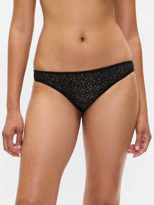 Image number 1 showing, Lace Thong