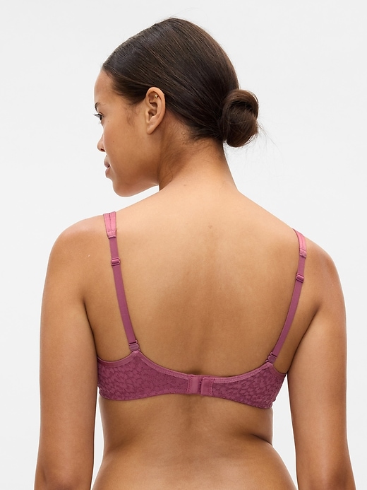 Image number 2 showing, Lace Unlined Semi-Demi Bra