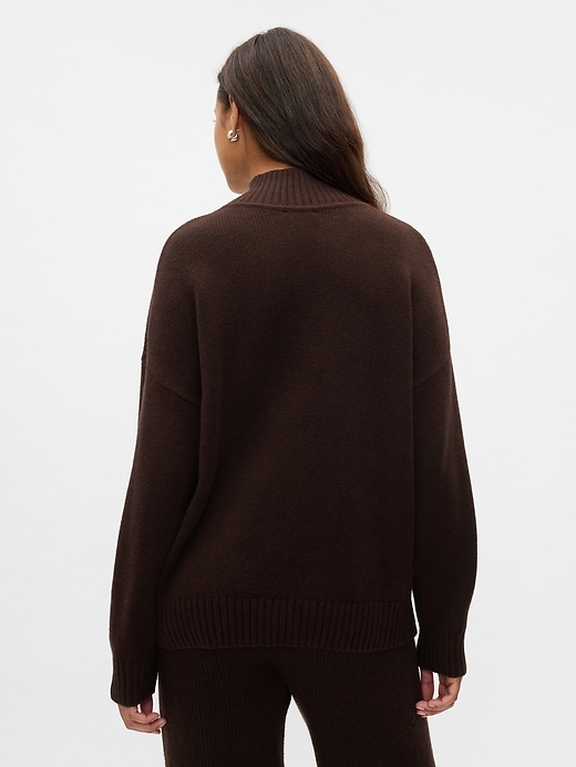 Image number 2 showing, CashSoft Mockneck Sweater