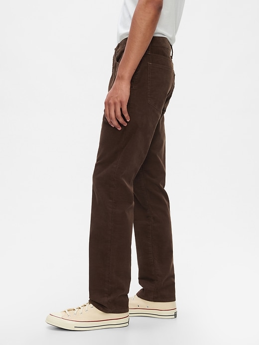 Image number 3 showing, Straight Corduroy Jeans with GapFlex