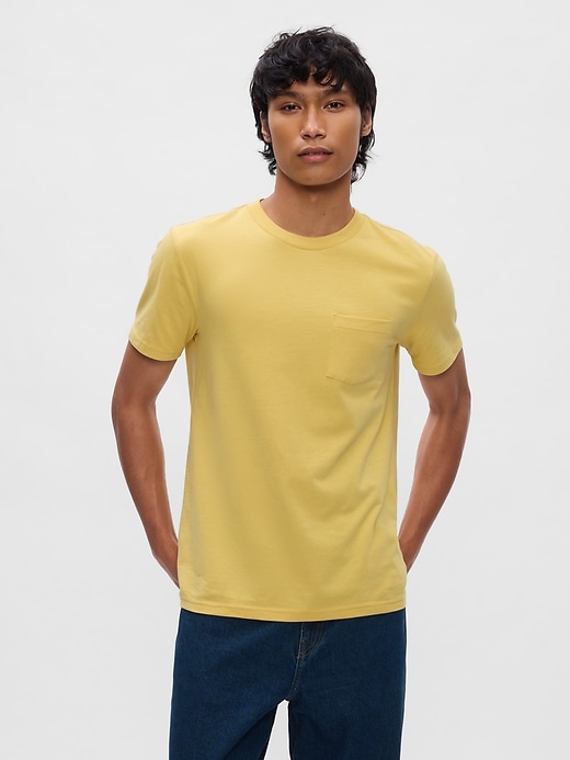 Image number 1 showing, Organic Cotton Pocket T-Shirt