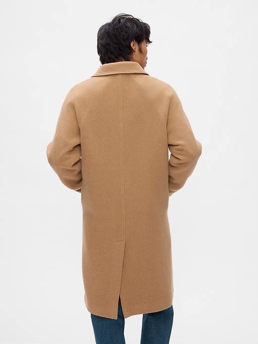 Image number 2 showing, Oversized Wool-Blend Topcoat