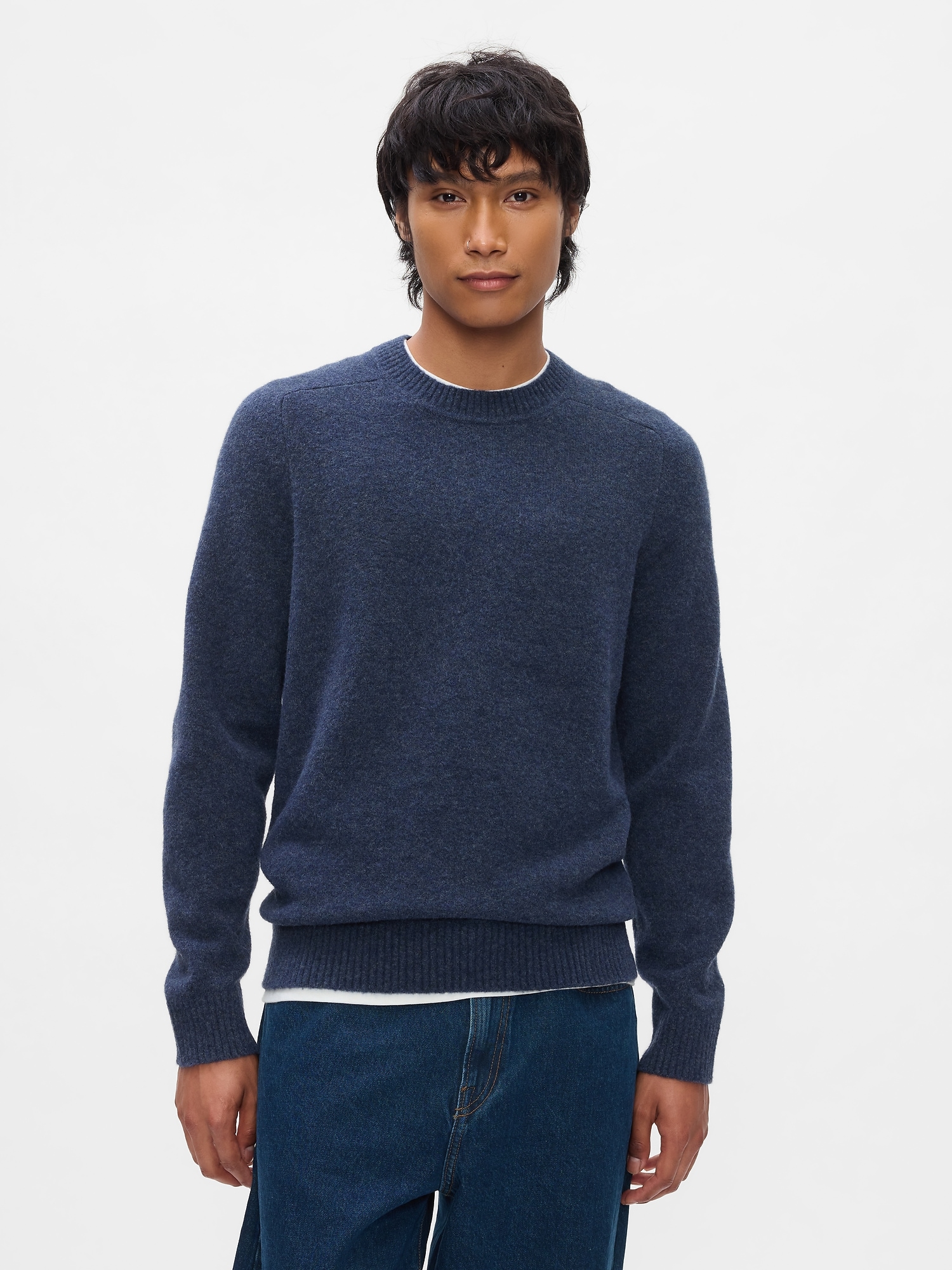 Gap Crewneck Sweater In Navy