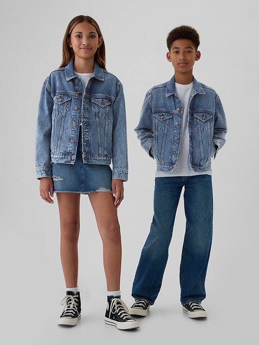 Image number 2 showing, Kids Organic Cotton Icon Denim Jacket