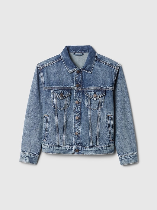 Image number 1 showing, Kids Organic Cotton Icon Denim Jacket