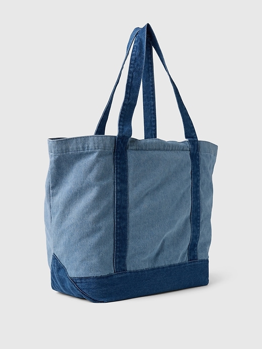 Image number 2 showing, Gap Logo Denim Strap Tote Bag