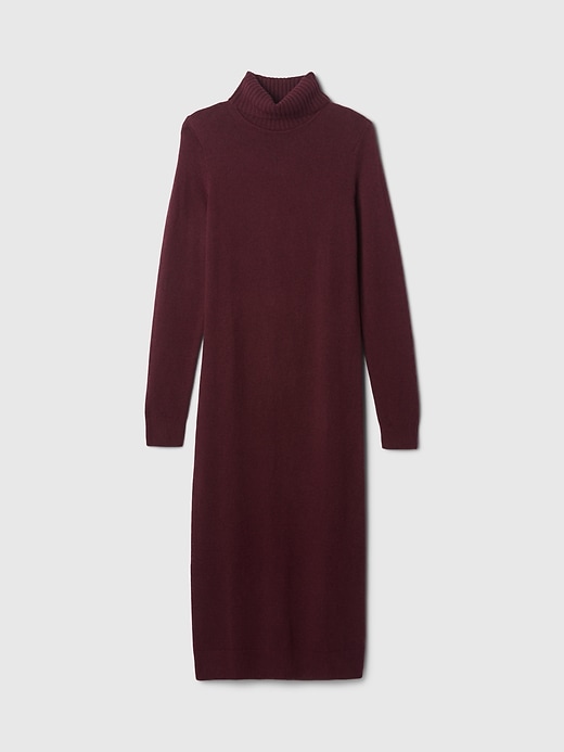 Image number 7 showing, CashSoft Turtleneck Maxi Sweater Dress