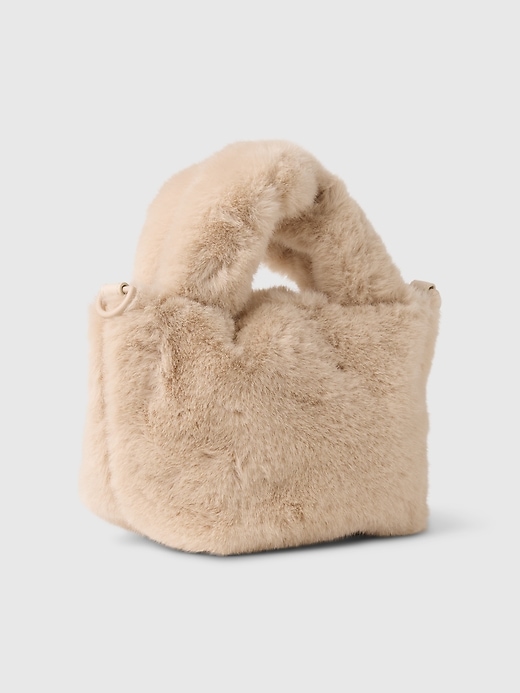 Image number 2 showing, Kids Faux Fur Crossbody Bag