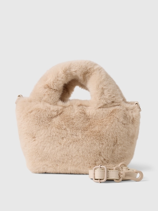 Image number 4 showing, Kids Faux Fur Crossbody Bag